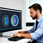 **

A professional Mechanical Design Engineer, fully clothed in appropriate attire, working at a computer in a modern office setting. The engineer is reviewing a CAD design on the screen. Safe for work, perfect anatomy, correct proportions, family-friendly, professional environment, well-formed hands, proper finger count.

**