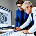 **

"A team of diverse engineers collaborating on a machinery design project, reviewing blueprints and using computer-aided design (CAD) software. Modern office setting, fully clothed in professional attire, safety glasses visible. Focus on teamwork and innovation. Safe for work, appropriate content, family-friendly, perfect anatomy, correct proportions, professional."

**