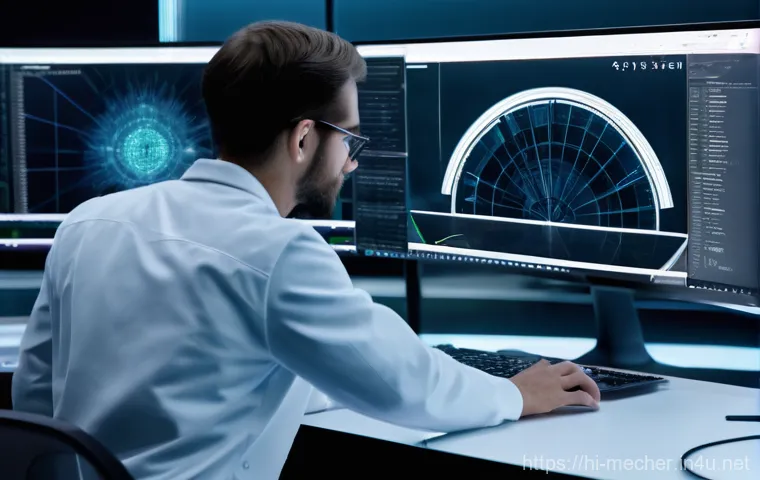 기계설계분야에서 요구되는 최신 설계 툴 - **"A diverse team of four engineers (two male, two female, professionally dressed in modern office a...