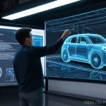 기계설계와 IoT 기반 설계 기술 - **Prompt 1: "The Heart of the Technical Revolution"**
    A highly detailed, wide-angle shot of a cu...